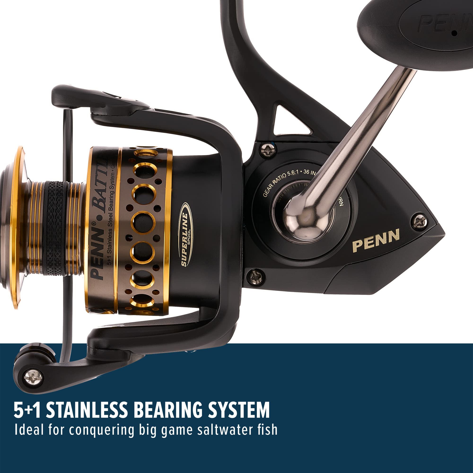 Amazon | PENN Battle Spinning Fishing Reel | Penn | スピニングリール